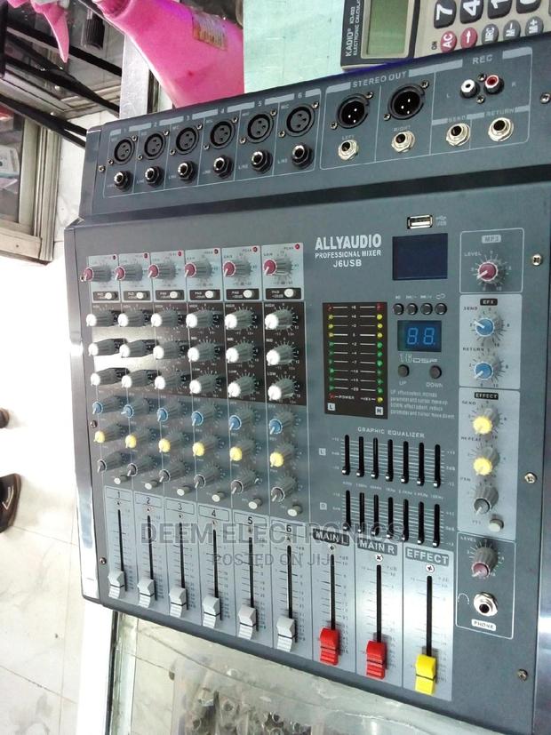 Music Mixer 6 Channel Powered Jp6usb With Bluetooth