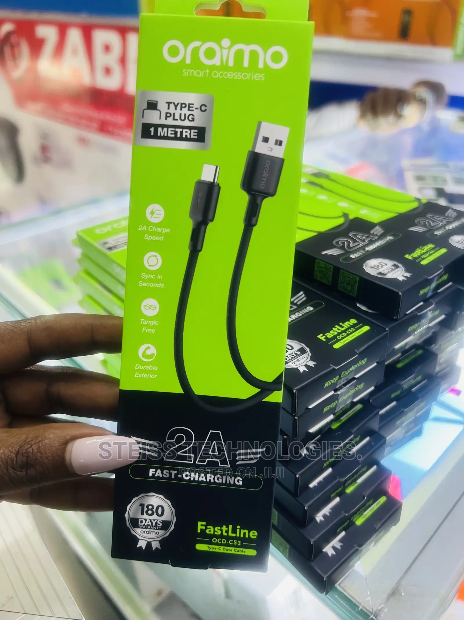Oraimo High Speed Type C Cable.