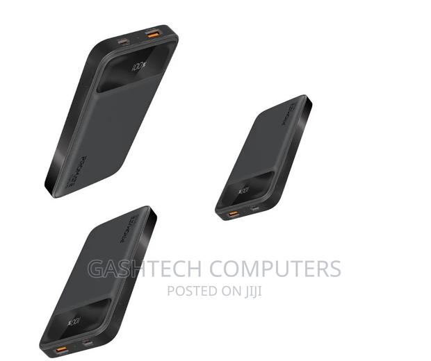Promate^ Promate10000mah Slim Power Bank Black