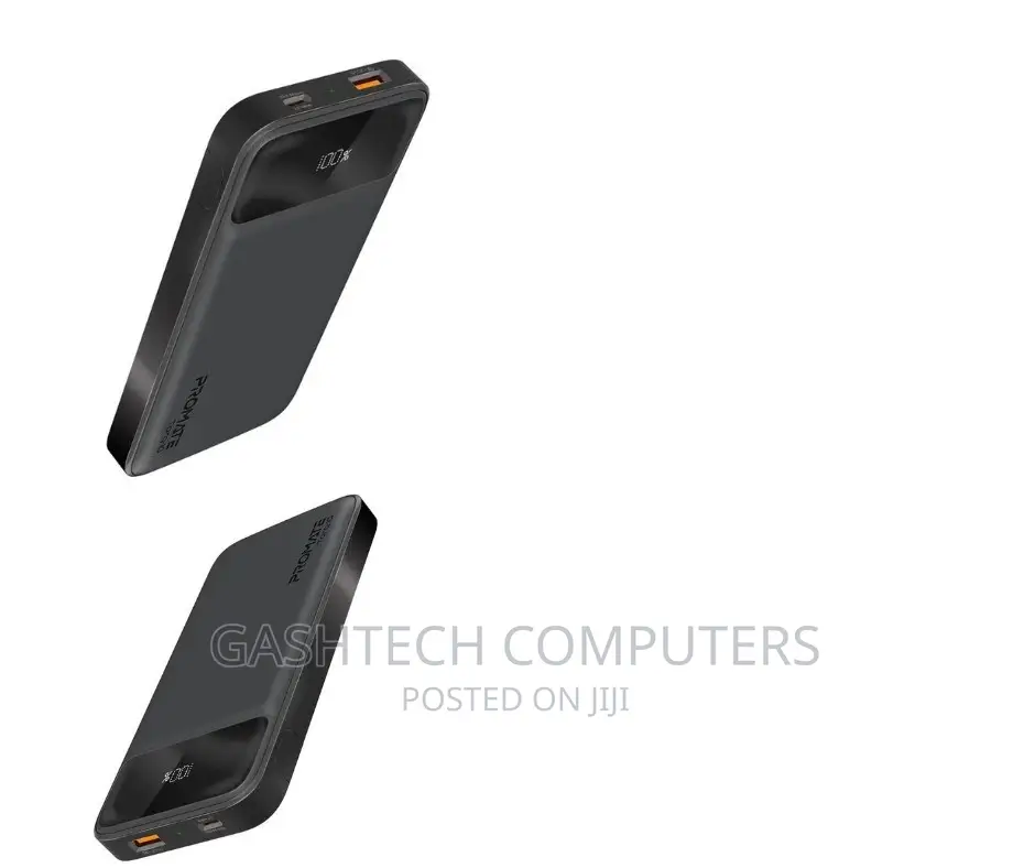 Promate^ Promate10000mah Slim Power Bank Black