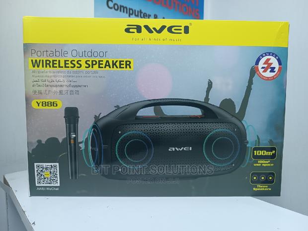 Portable Wireless Speakers With Wireless Mic (Y886) - thumbnail 2