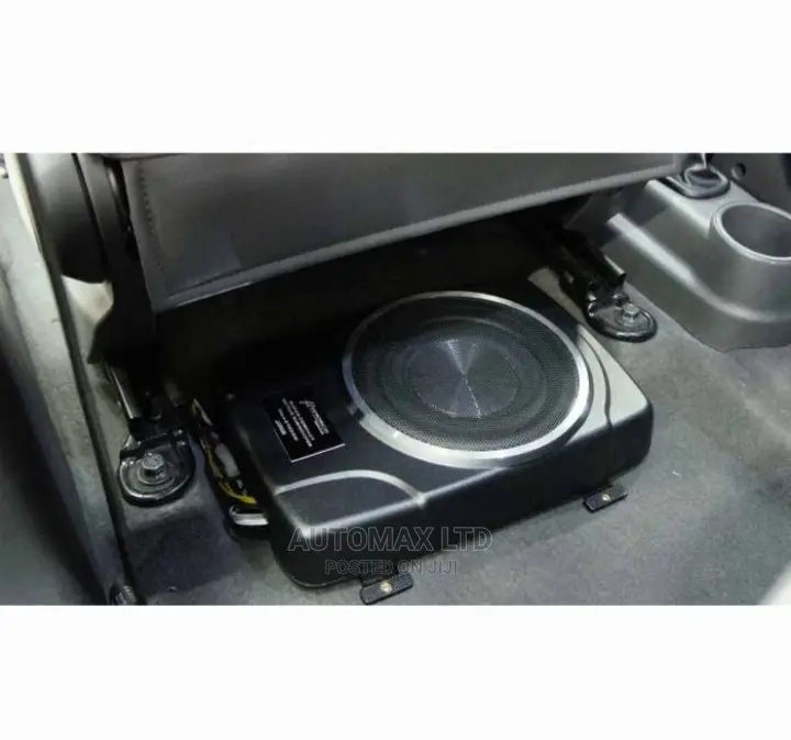 Flat Amplified Underseat Mini Subwoofer. For Toyota, Nissan