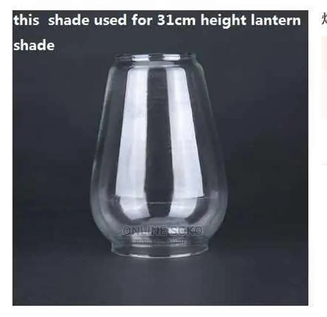 Kerosene Hurricane Lantern Lamp Replacement Glass Cover