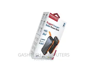 20000mah Rugged Ecolighttm Solar Power Bank Promate