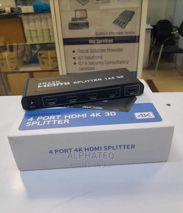 HDMI Splitter 4 Port 3D +1-1x4 HDMI Splitter, 1 in 4 Out