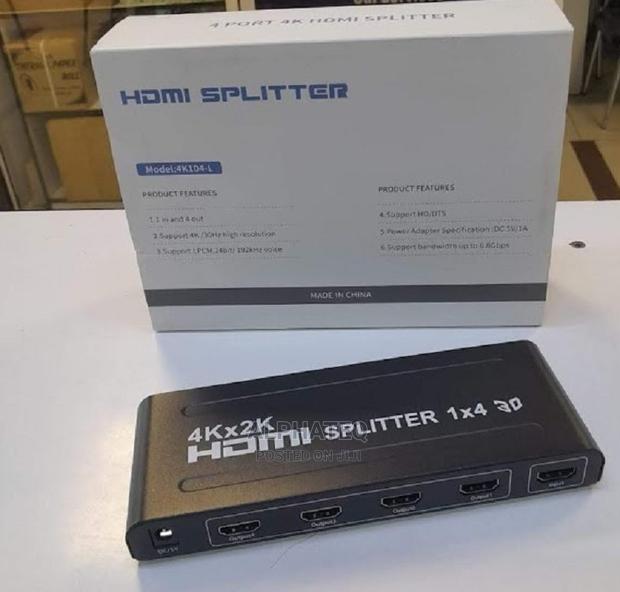 Generic HDMI Splitter 1 in 4 Out, 1×4 HDMI Splitter