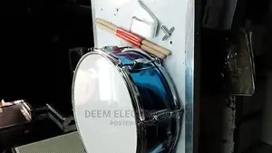 Snare Marching Drum Blue With Sticks and Strap
