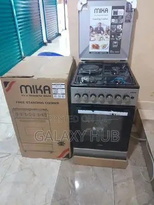 Mika 50*60 Silver 3+1 Standing Cooker