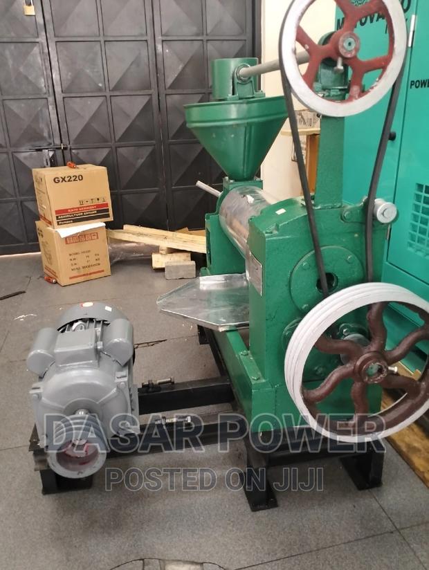 Oil Press Machine Complete With Frame, Motor Starter. - thumbnail 2