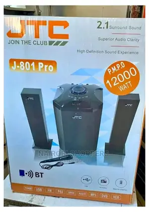JTC 2.1channel Home Theatre 12000watts