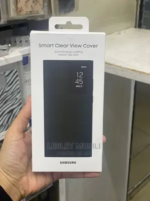 Smart Clear View Cover for Galaxy S22 Ultra