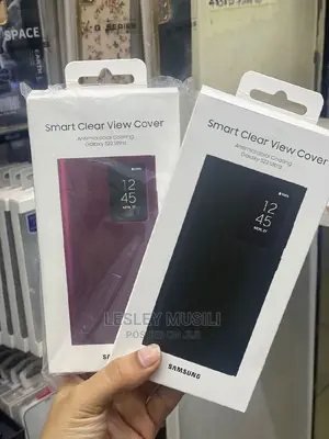 Smart Clear View Cover for Galaxy S22 Ultra