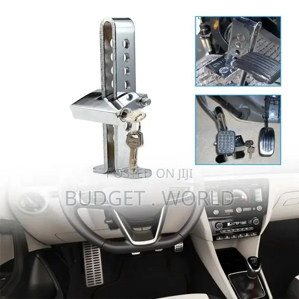 ,Impressive;; Car Brake Pedal Lock Security With 3 Keys