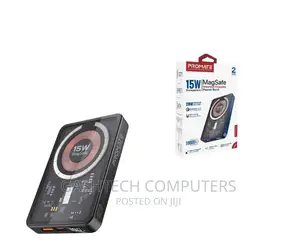 Promate 10000mah Magneoc Wireless Charging Power Bank
