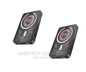 BLACK Magneoc Wireless Charging Powerbank 10000mah Promate