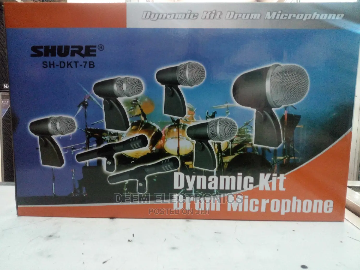 Dynamic Drum Microphone Kit- Shure 7b