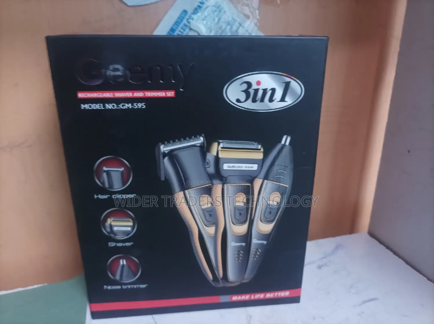 Geemy 3 in 1 Shaver Trimmer