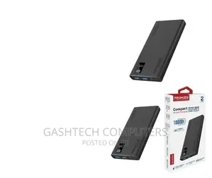 10000mah Compact Smart Charging Power Bank With Dual USB-A 