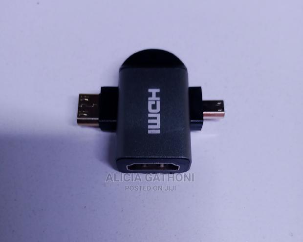 Micro-Hdmi+Mini-Hdmi to HDMI Female Converter