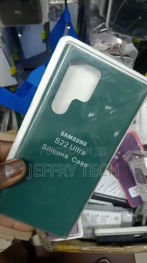 Samsung Galaxy S22 Ultra 5G Cover - Green - Soft Silicone Sh
