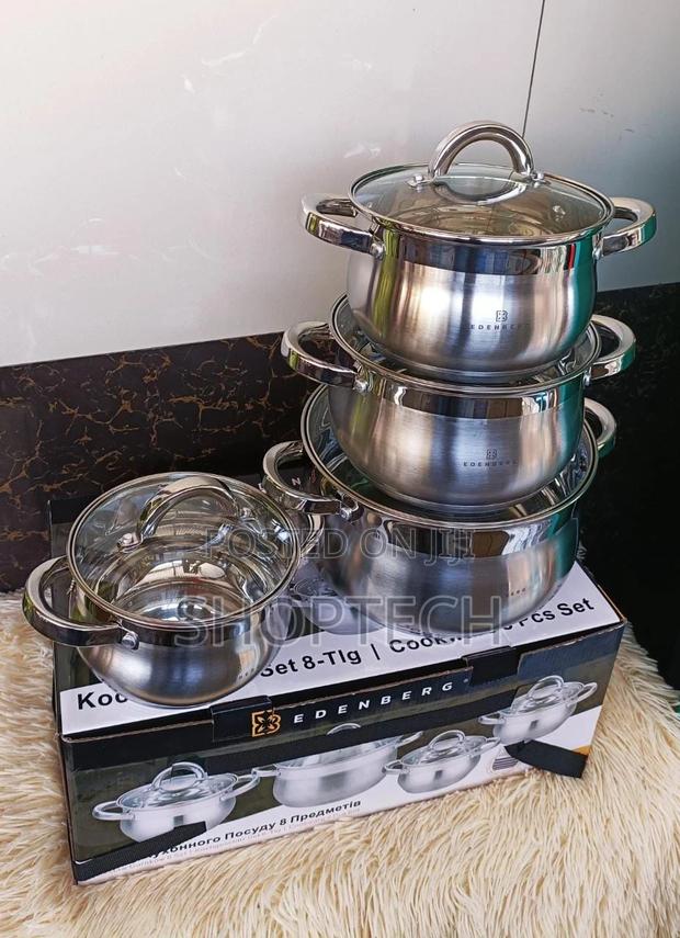 Edenburgs 8pcs Cookware Set - thumbnail 3