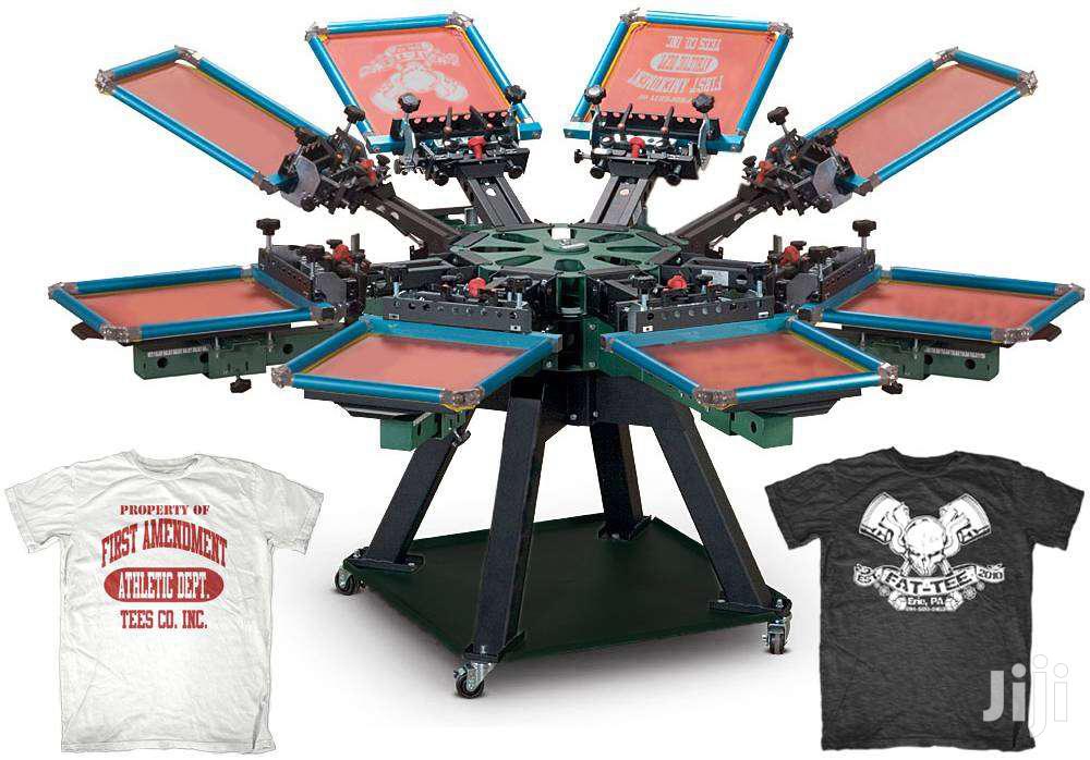 New Screen Printing Machine 4 & 6 Station Available