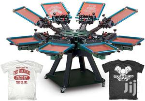 New Screen Printing Machine 4 & 6 Station Available