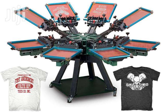 New Screen Printing Machine 4 & 6 Station Available - main view