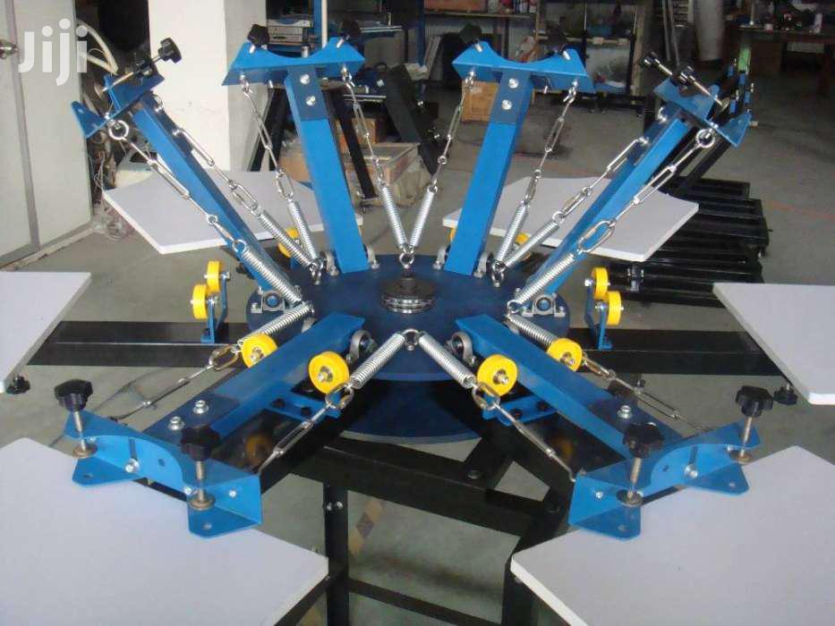 New Screen Printing Machine 4 & 6 Station Available