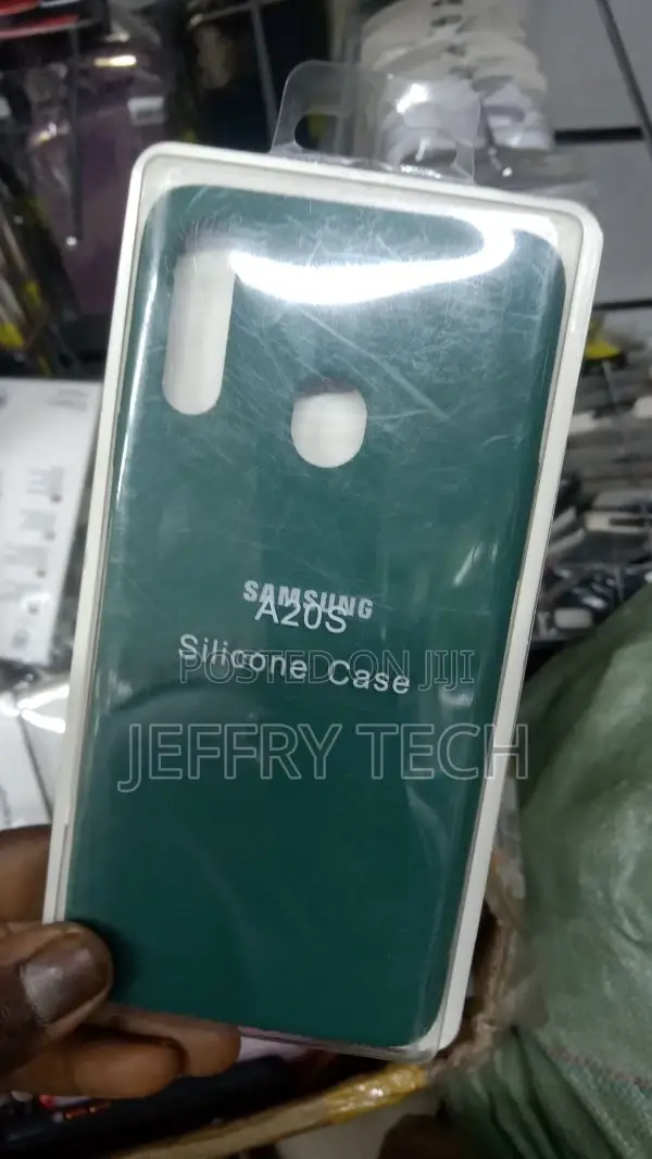Silicone Soft Back Cover Case for Samsung Galaxy A20s (Silic