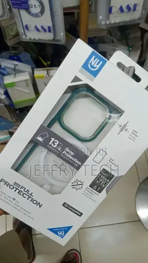Clear Case With Colorful Grip Edge for iPhone 13 Pro Green