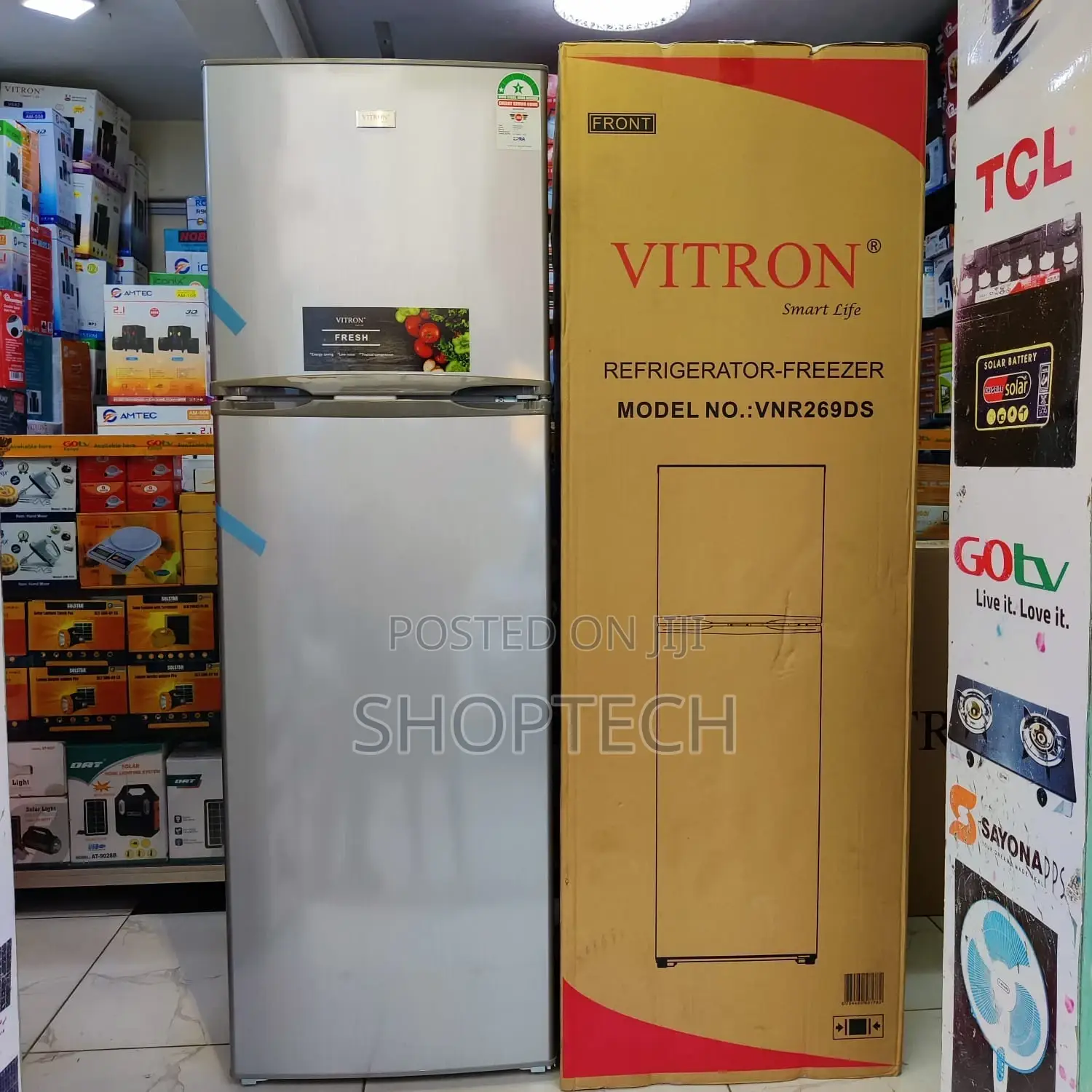 Vitron 269ltr Double Door Refrigerator