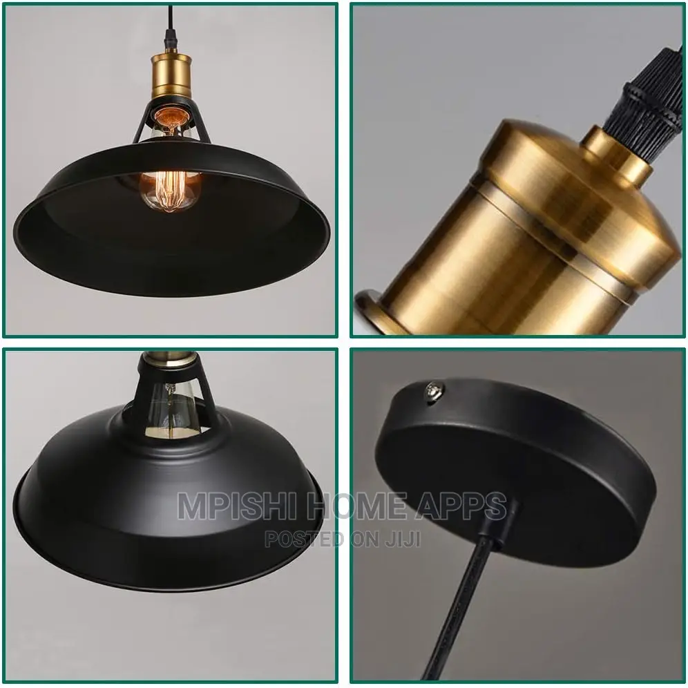 Metal Pendant Light Black