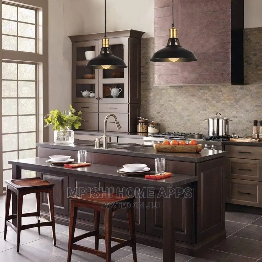Metal Pendant Light Black
