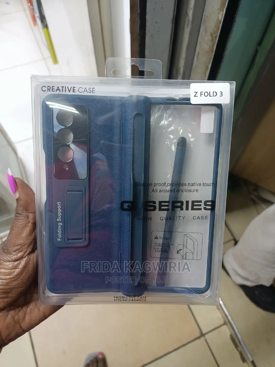 Samsung Galaxy Z Fold 3 Cover With Stylus Pen