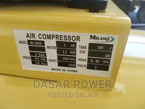 300l Milano Air Compressor.