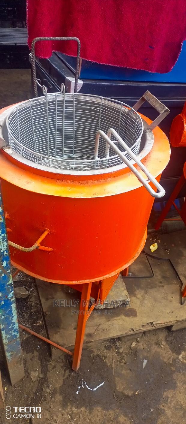 Charcoal Firewood Chips Fryers - thumbnail 2