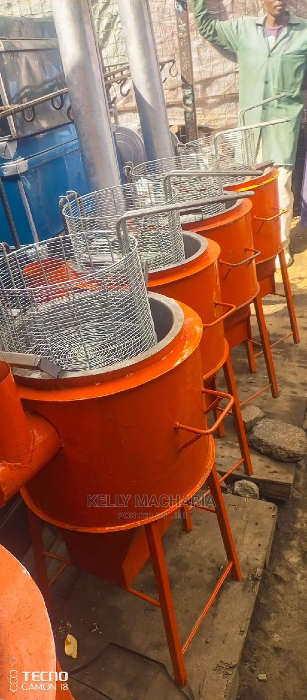 Charcoal Firewood Chips Fryers - thumbnail 3