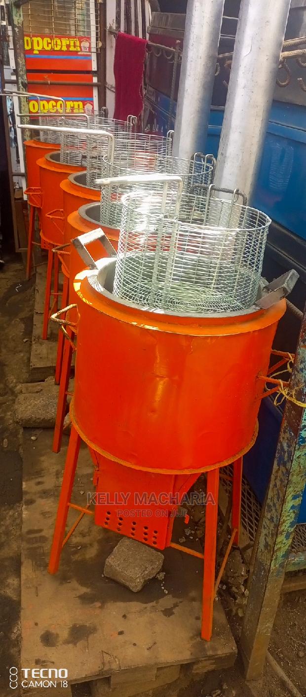 Charcoal Firewood Chips Fryers - thumbnail 4