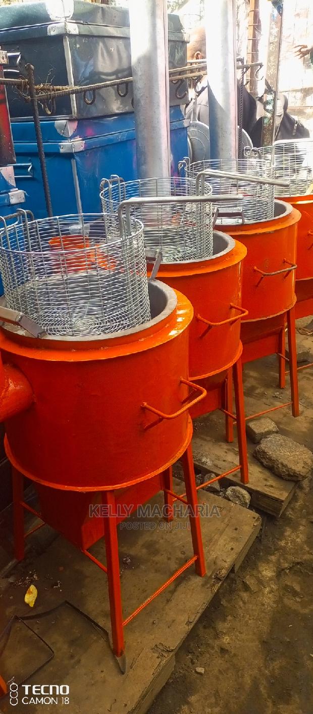 Charcoal Firewood Chips Fryers - thumbnail 5