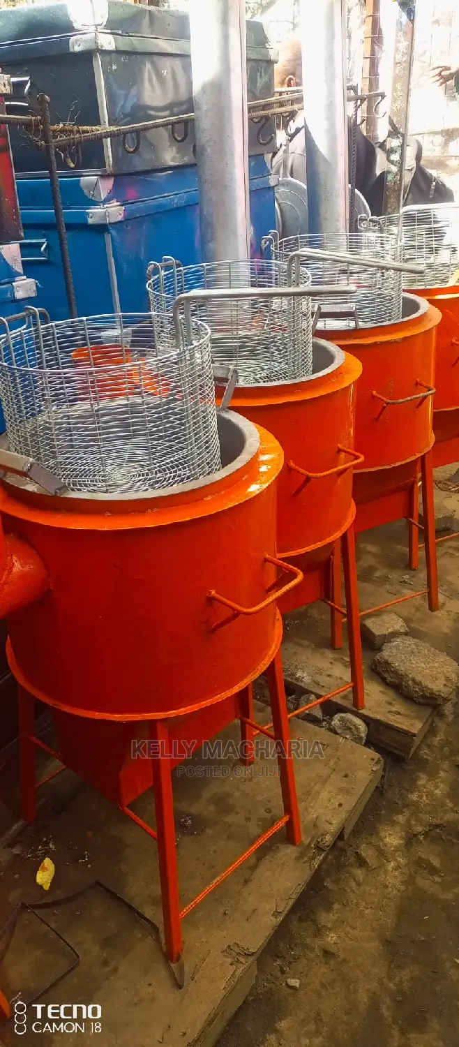 Charcoal Firewood Chips Fryers