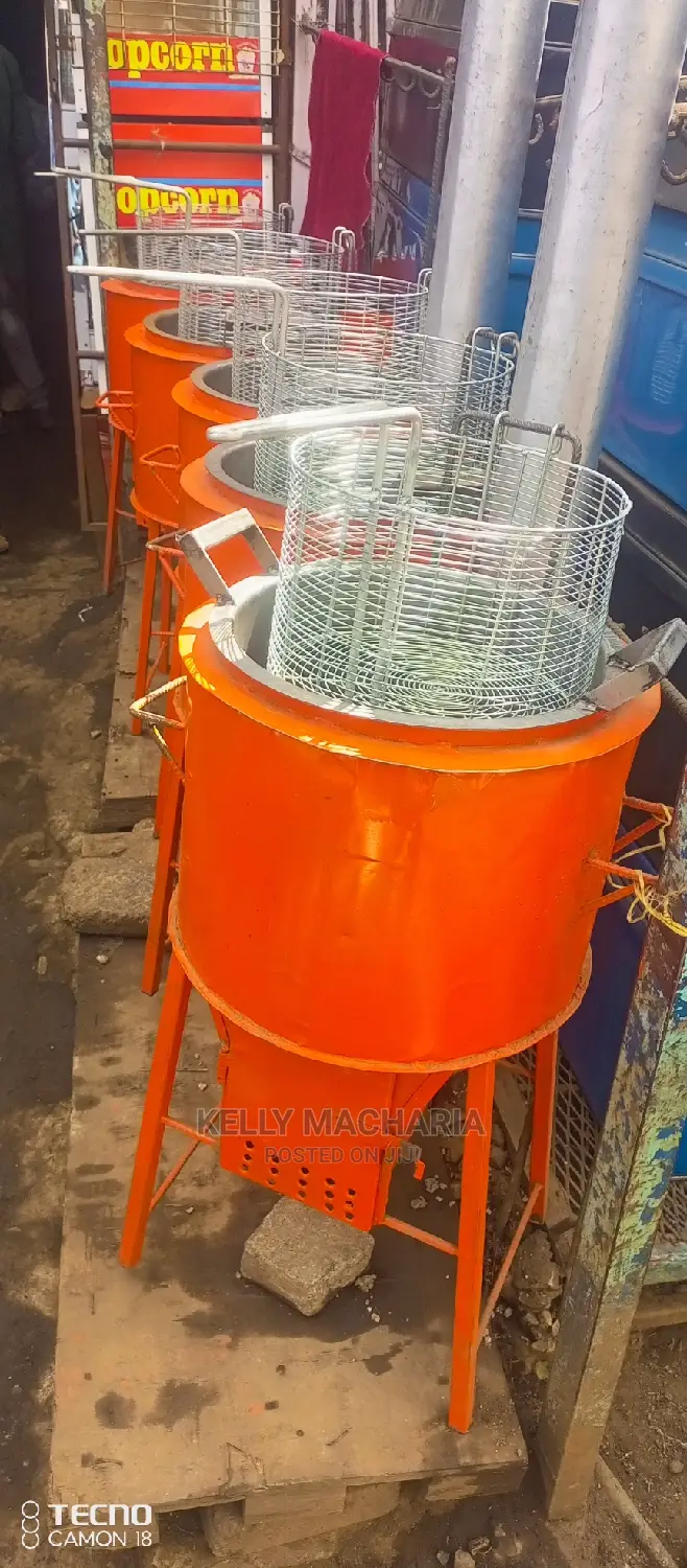 Charcoal Firewood Chips Fryers