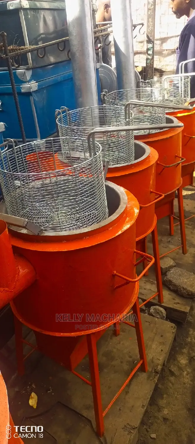 Charcoal Firewood Chips Fryers