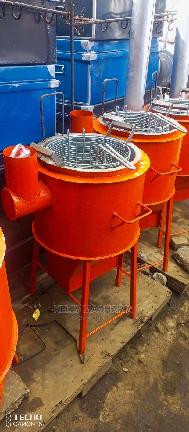 Charcoal Firewood Chips Fryers - thumbnail 11