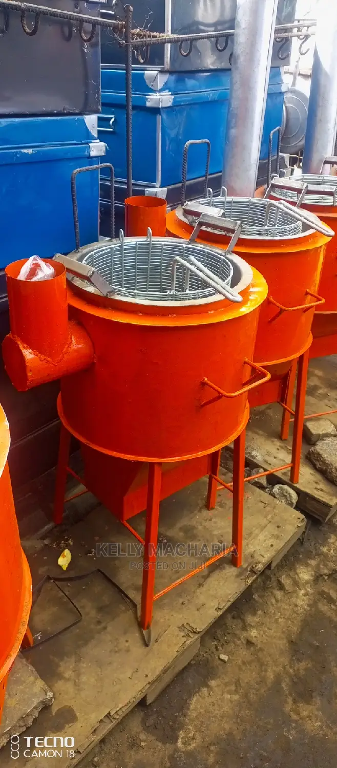 Charcoal Firewood Chips Fryers