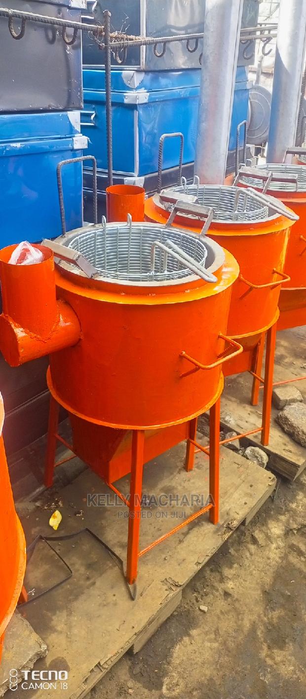 Charcoal Firewood Chips Fryers - thumbnail 12