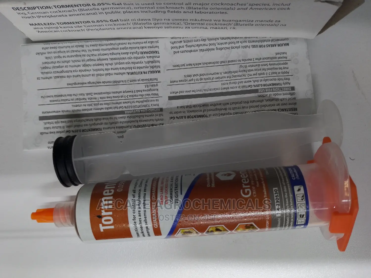 TORMENTOR 0.05% Cockroach Gel 35grams