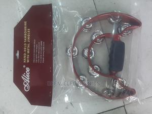 Alice Hand-Held Tambourine With Metallic Jingles (Red) - thumbnail 2