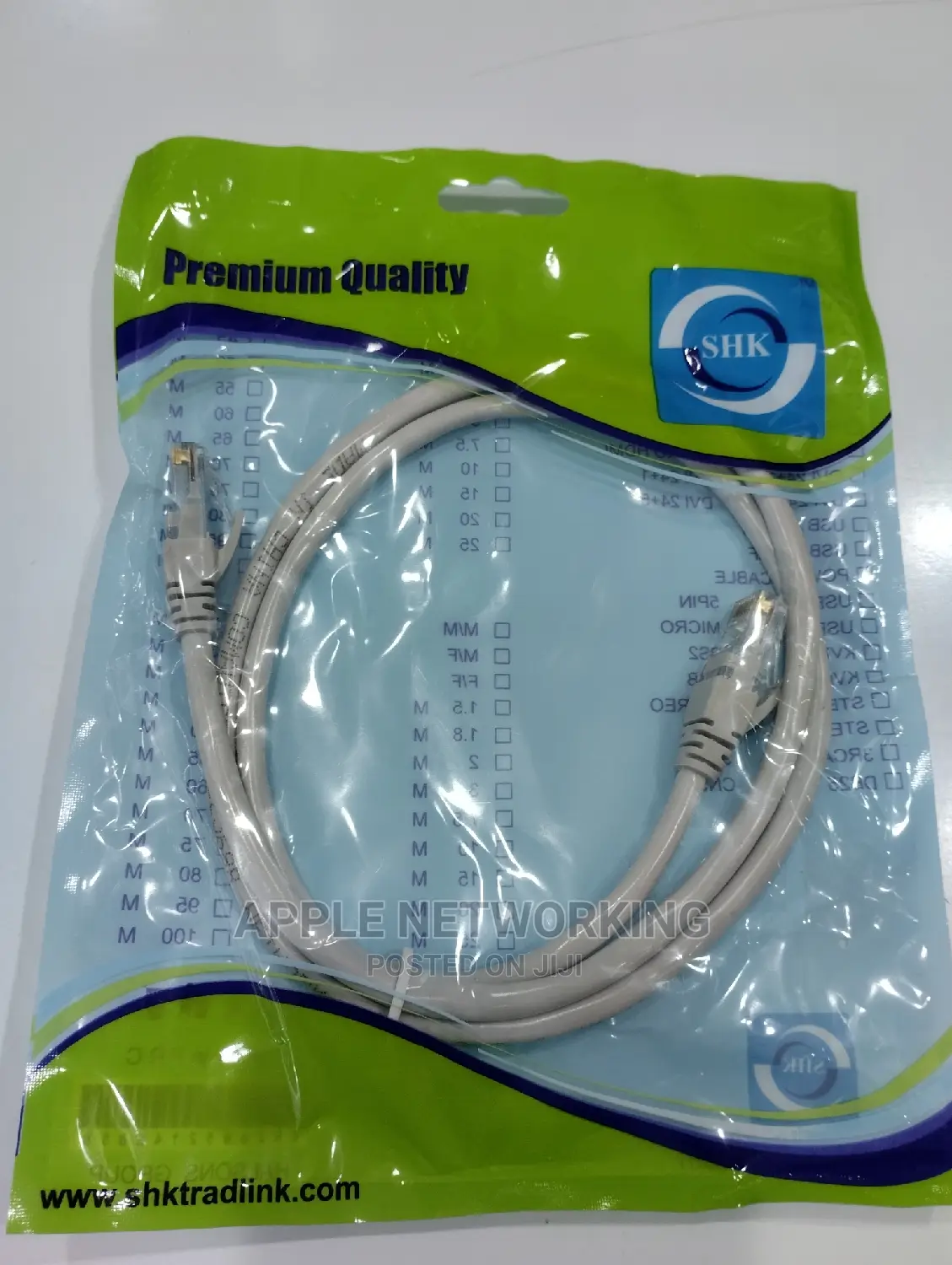 CAT 6 Ethernet UTP 1m Patch Cord