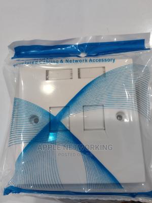 CAT6, RJ45 Dual Faceplates (10pcs) - main view